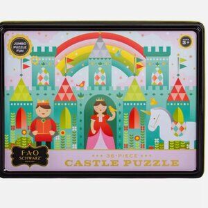 FAO Schwarz Princess Castle Puzzle.....New in Tin